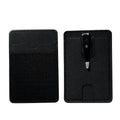 FORZEN Minimalistic Card Holder Wallet for Men and Women Slim Elastic Vertical Credit Card Holder and Men Front Pocket Wallet with Clip (Black)